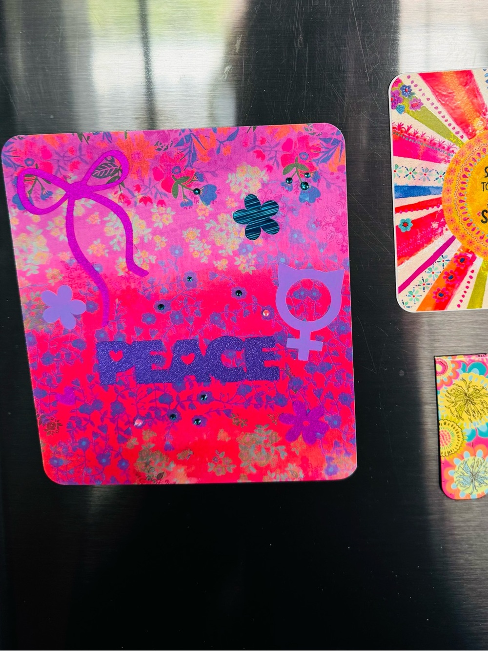 Natural Life Set of 3 (1 Discontinued Sticker, 1 Magnet & 1 Bookmark).